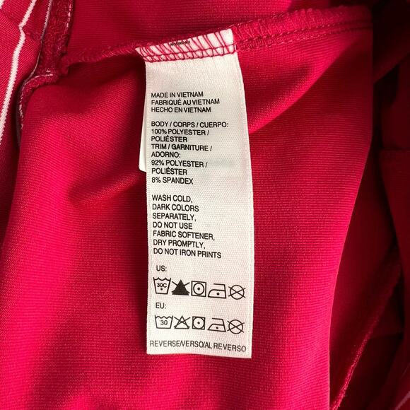 Izod Womens Large Tennis Skorts Stretch Red Activewear Casual Golf Athleisure - Picture 12 of 14